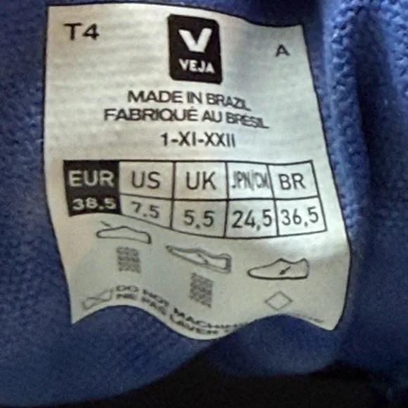 Veja Royal Blue Sneakers Wata II - Picture 3 of 3